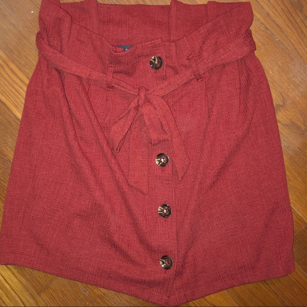 paper bag skirt